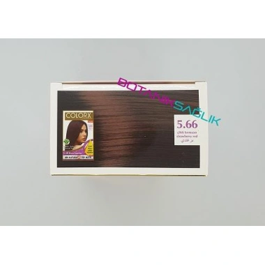 Colorx Saç Boyası İkili Set - 5.66 ÇİLEK KIRMIZI