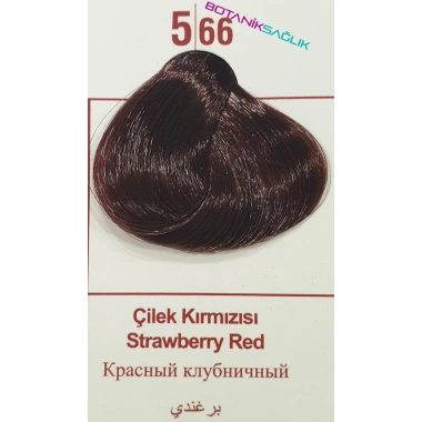 Colorx Saç Boyası İkili Set - 5.66 ÇİLEK KIRMIZI