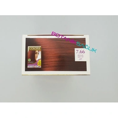Colorx Saç Boyası İkili Set - 7.66 AKİK KIZIL