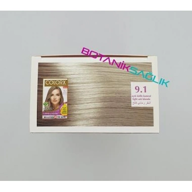 Colorx Saç Boyası Tekli Set - 9.1 AÇIK KÜLLÜ KUMRAL