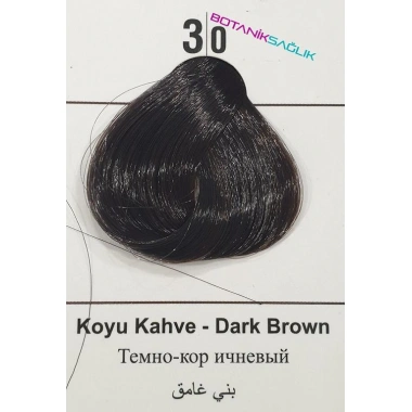 Colorx Saç Boyası Tekli Set - 3.0 KOYU KAHVE