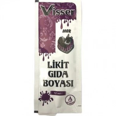 Visser Likit Gıda Boyası 12 ml x 4 ADET