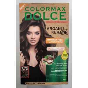 Colormax Amonyaksız Saç Boyası - 7.73 Açık Tütün Kahve