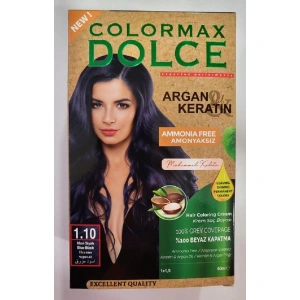 Colormax Amonyaksız Saç Boyası - 1.10 Mavi Siyah