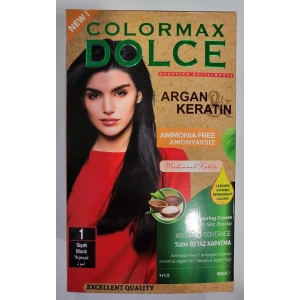 Colormax Amonyaksız Set Saç Boyası 1-Siyah