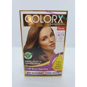 Colorx Saç Boyası İkili Set - 8.73 KARAMEL