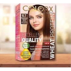 Colorx Saç Boyası Tekli Set - 6.7 ÇİKOLATA KAHVE