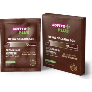 Softto Plus Boya Şampuan - Kahve