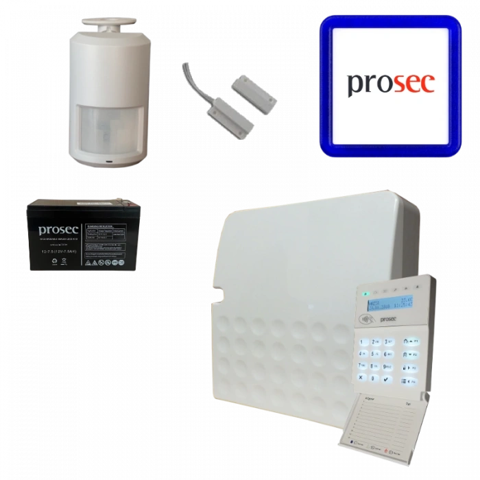 PROSEC PRO-P8P PSTN ALARM PANELİ SETİ KABLOLU (K1)