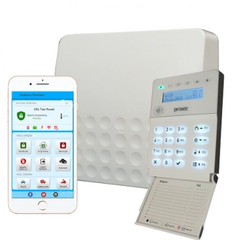 PROSEC PRO-P8G GPRS ALARM PANELİ + PRO-K1 LCD TUŞ TAKIMI
