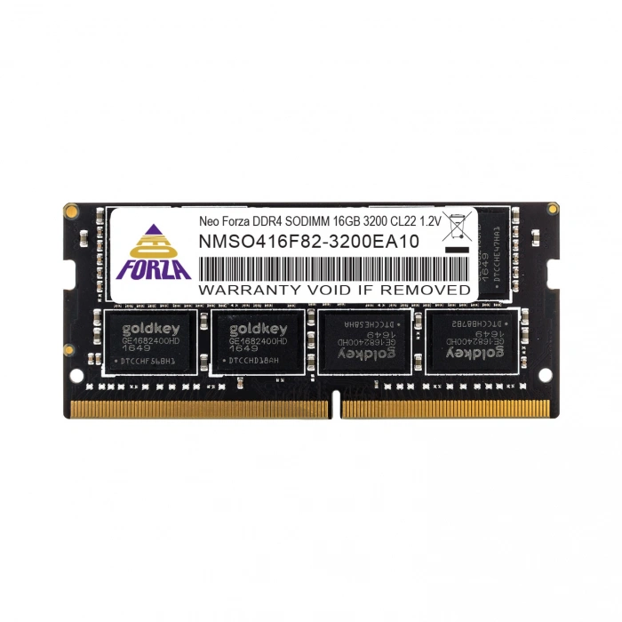 16 GB DDR4 3200MHz NEOFORZA CL22 SODIMM (NMSO416E82-3200EA10)