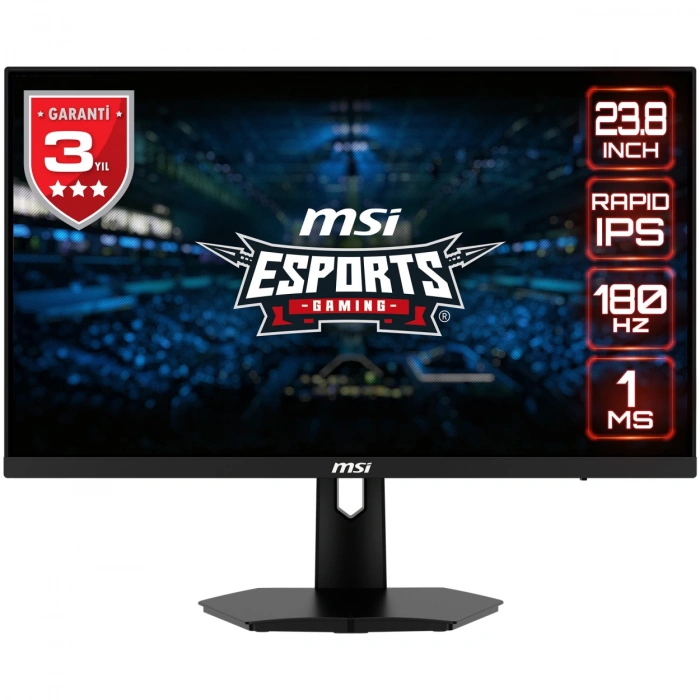 23.8 MSI G244F E2 1ms 180Hz FHD IPS HDMI DP Flat Gaming Monitör
