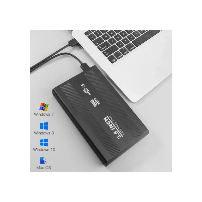 3.5 Sata Ssd Usb 2.0 Harici Harddisk Kutusu Alüminyum