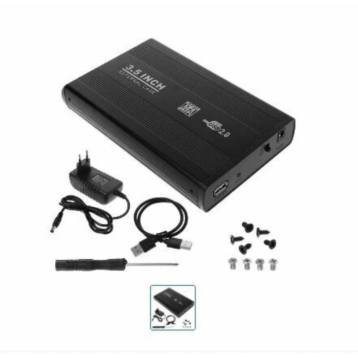 3.5 Sata Ssd Usb 2.0 Harici Harddisk Kutusu Alüminyum