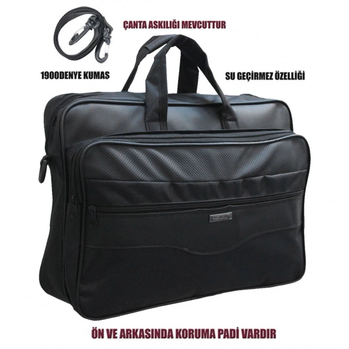 4 Gözlü 15.6 Inç Evrak ve Laptop Çantası