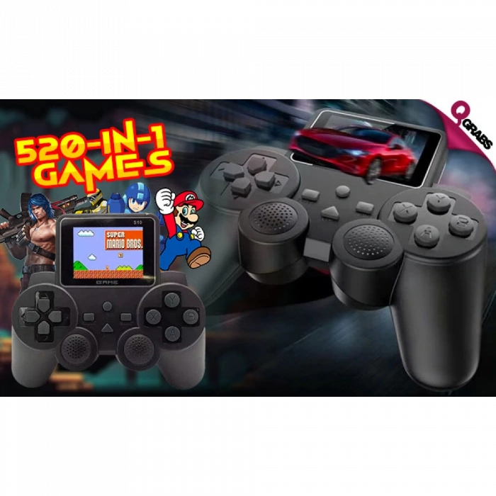 520 Oyunlu Ekranlı Joystick El Oyun Konsolu