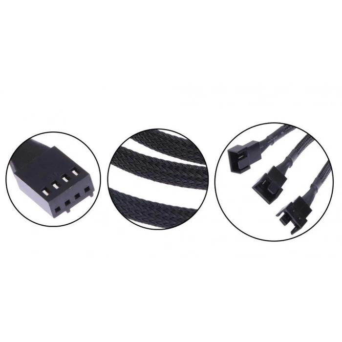 4 Pin Fan Çoklayıcı Y PWM Çoklayıcı Splitter Kablosu 4303