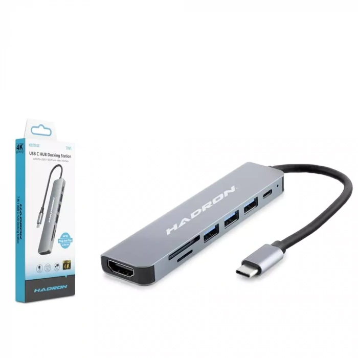 Hadron Hdx7835 Type-C Hdtv Combo Hdmi 4K 30Hz