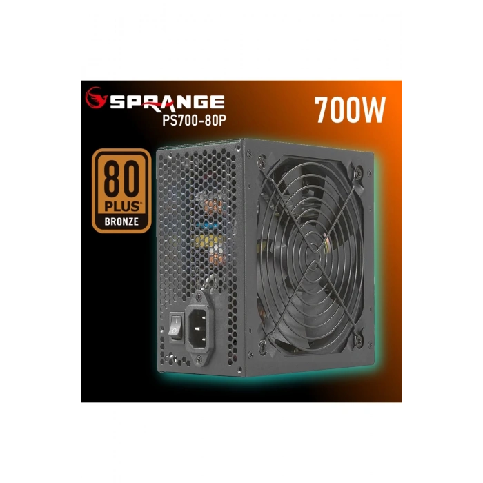 SPRANGE 700w 80 Plus Bronze Power Supply Ps700-80p Psu