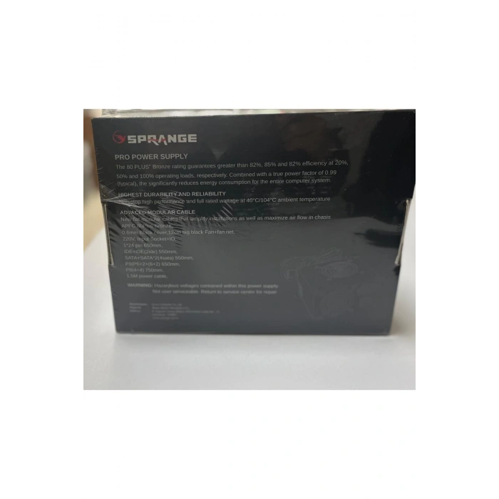 SPRANGE 700w 80 Plus Bronze Power Supply Ps700-80p Psu