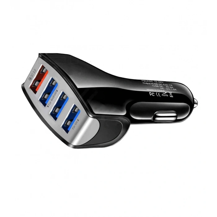 7A QC 4 USB Hızlı Araç Şarj Cihazı Concord C-764