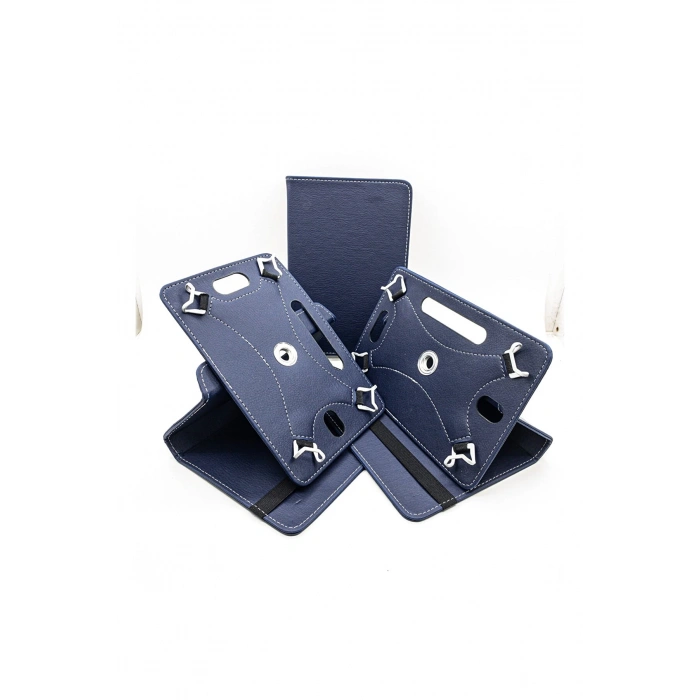 8 Inch Uyumlu Deri Tablet Kılıf Standlı 360° Dönebilen