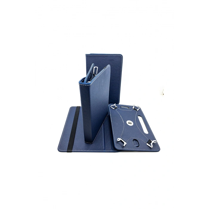8 Inch Uyumlu Deri Tablet Kılıf Standlı 360° Dönebilen
