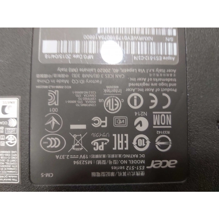 acer es1-512 ms2394 full kasa
