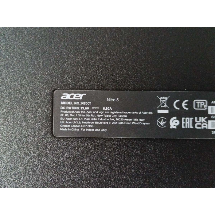 Acer Nitro5 AN515-55-58Q1 Orijinal Alt Kasa