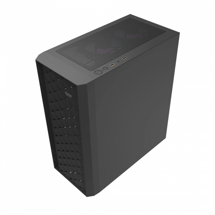 AIGO DK351 USB3.0 3x12CM FAN TEMPERLI CAM SIYAH E-ATX KASA