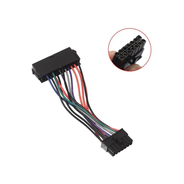 Alfais 4981 Psu Power Supply 14 Pin To 24 Pin Atx Çevirici Dönüştürücü Adaptör Kablosu AlfaisAL4981