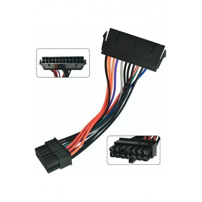 Alfais 4981 Psu Power Supply 14 Pin To 24 Pin Atx Çevirici Dönüştürücü Adaptör Kablosu AlfaisAL4981