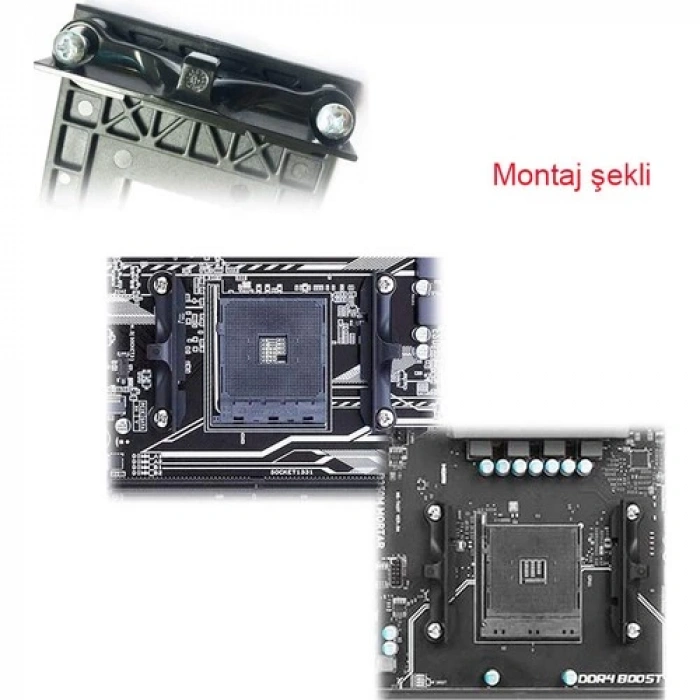 Amd Am4 Cpu Işlemci Fanı Ayağı Am4 Fan Sabitleyici Aparat
