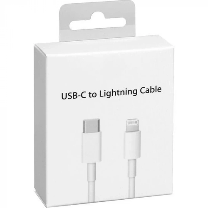 Apple iPhone Uyumlu 11-12-13 - 14 Pro/Max Lightning Hızlı Şarj Kablosu USB C Lightning