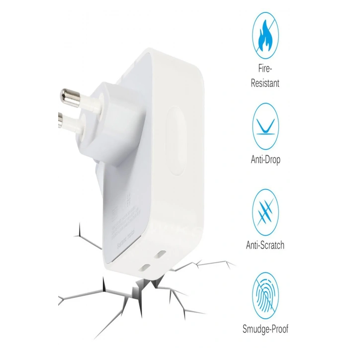 Apple Uyumlu 35 W Çift Usb-C Bağlantı Noktalı Şarj Adaptörü Hızlı Ikili Şarj