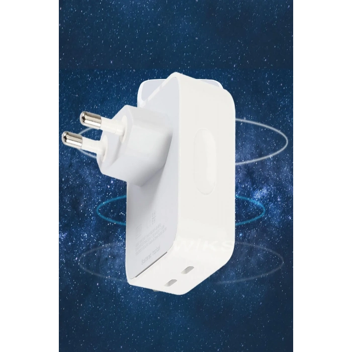Apple Uyumlu 35 W Çift Usb-C Bağlantı Noktalı Şarj Adaptörü Hızlı Ikili Şarj