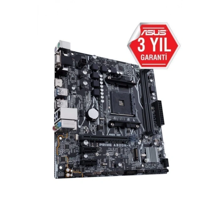 ASUS PRIME A320M-K AM4 DDR4 SES GLAN VGA SATA3 USB3.0 MATX