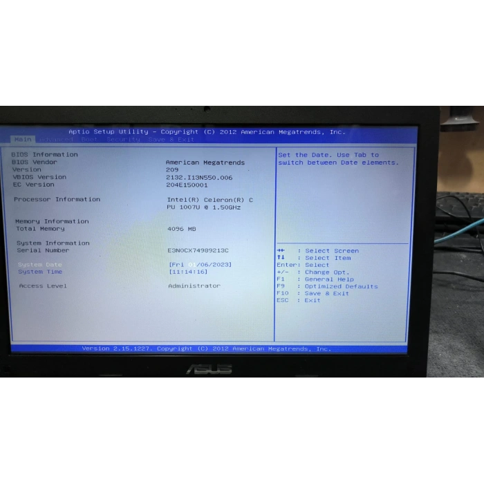 ASUS X551 ANAKART X551CA CELERON CPU OB EKRAN KARTLI ANAKART