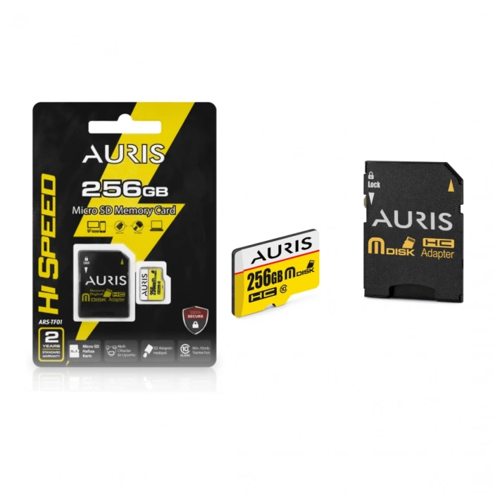 Auris AMC256 MicroSD Hafıza Kartı 256GB