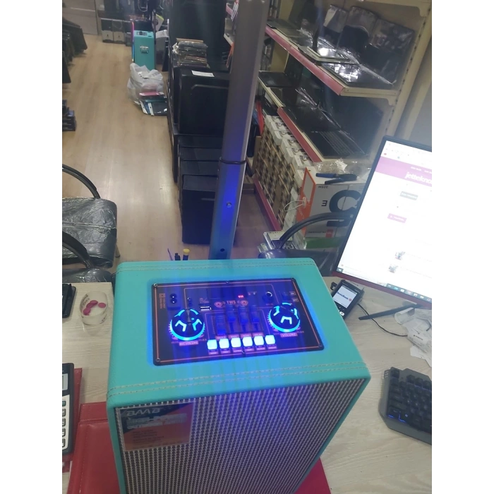 B-V8 -8 inch 800w Subwoofer Kablosuz Mikrofon