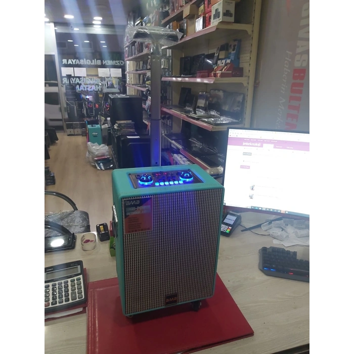 B-V8 -8 inch 800w Subwoofer Kablosuz Mikrofon