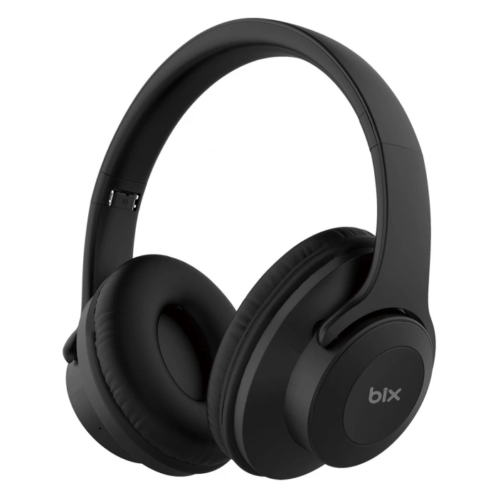 Bix Soundcraft BH2 Katlanabilir Bluetooth 5.3 Kulaküstü Kulaklık Siyah