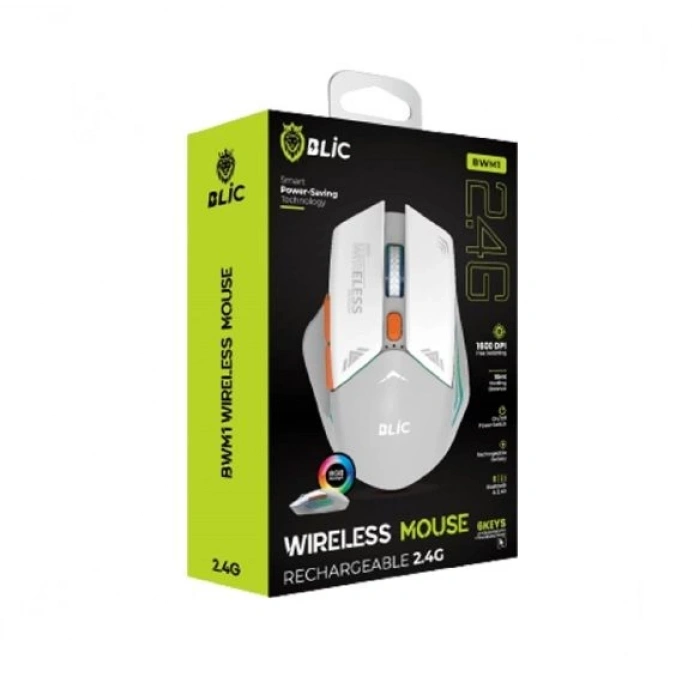 Blic BWM1 RGB Kablosuz Mouse | Şarjlı | Bluetooth