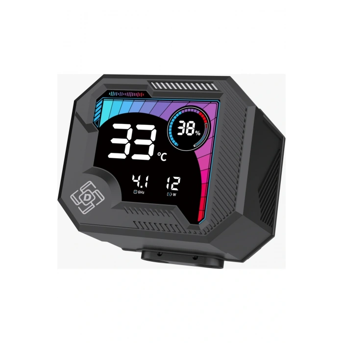 DARYUN Buzz-V2 240MM Siyah Argb Yeni Nesil ISI Göstergeli Yüksek Performanslı Sıvı Soğutma