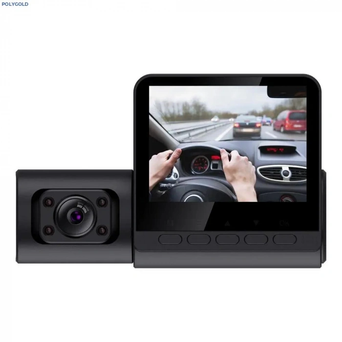 C50 ÇİFT LENSLİ ARAÇ İÇİ DİKİZ GPS DASHCAM WIFI ARABA KAMERASI