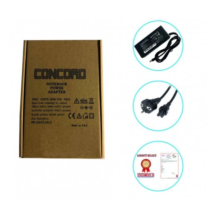 Concord C-1511 Standart Laptop Adaptör 19V 4.74A 5.5*2.5