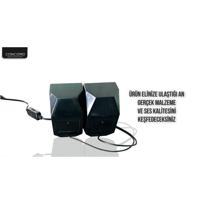 Concord C-784 | 2.0 Bilgisayar Hoparlör Süper Bass+Tiz