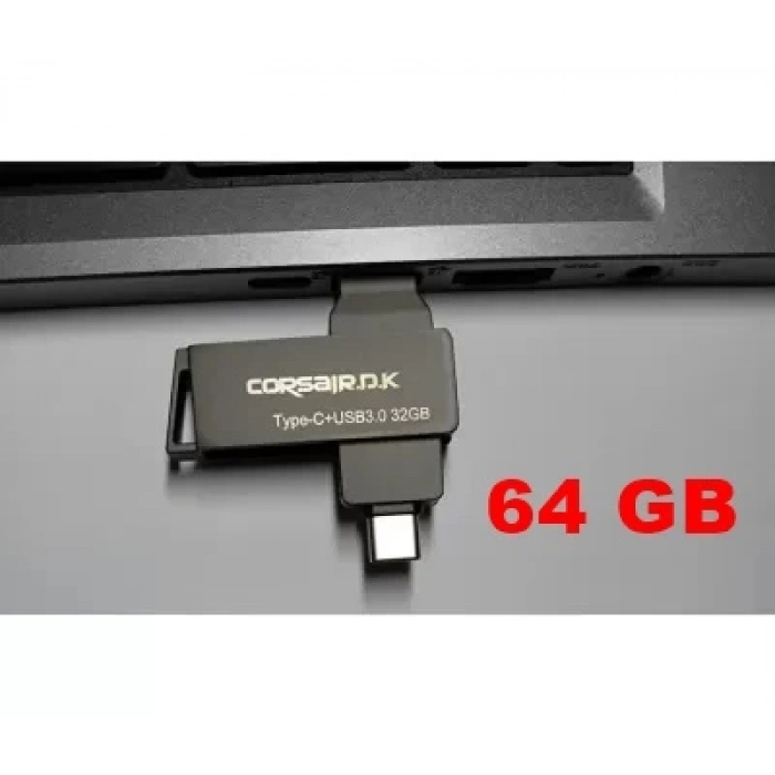 Corsair Type-c 64 GB 3.0 Flash Bellek