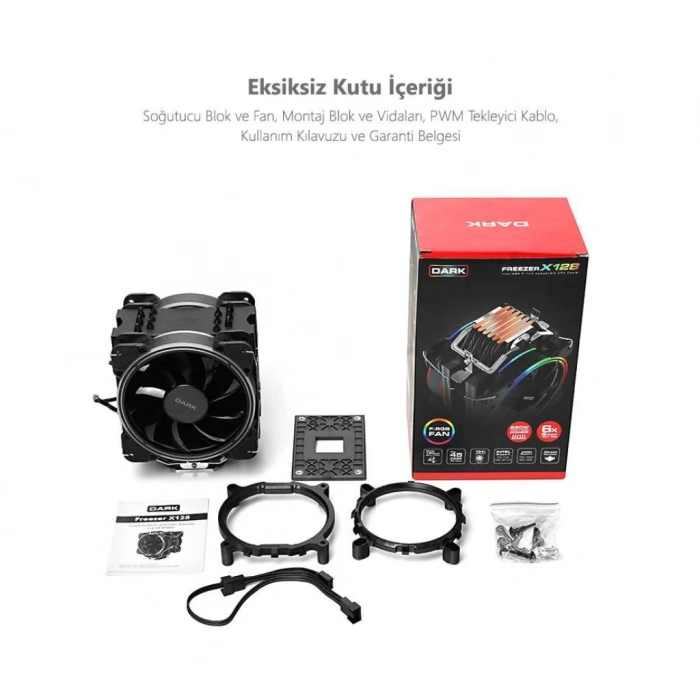 DARK FREEZER X128 115x/1366/1700/2011 AM2/AM3/AM4/AM5 ISLEMCI SOGUT(DKCCX128)