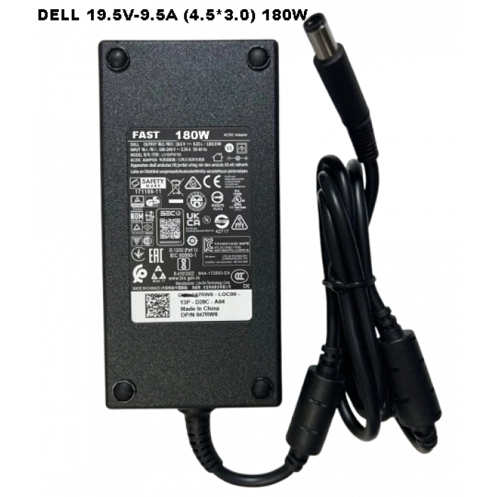 Dell Notebook Adaptörü 19.5V-9.5A 4.5*3.0 180W (CUADP048)